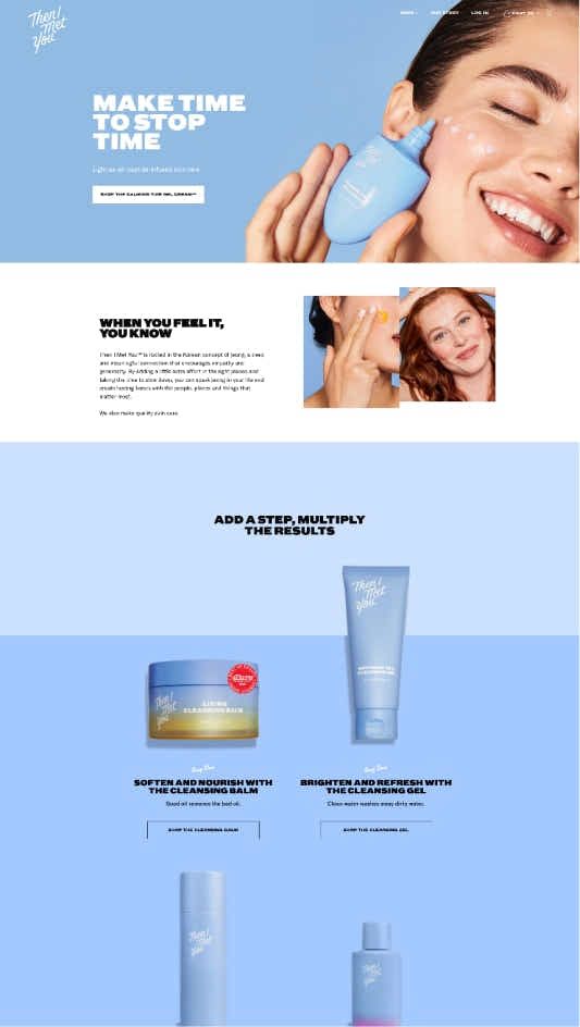 美容與美妝行業的網店範例-Then I Met You